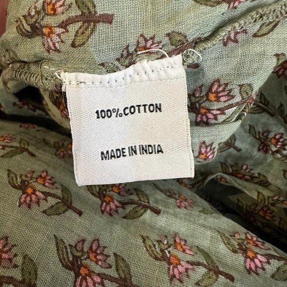 Daughters of India Zuri wrap dress in Sage XS - Picture 6 of 12